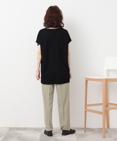  オンにもオフにも◎ さらさら楽ちん ゆるテ－パ－ドパンツ