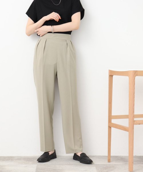  オンにもオフにも◎ さらさら楽ちん ゆるテ－パ－ドパンツ