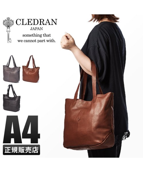CLEDRAN(クレドラン)/クレドラン トートバッグ レディース ブランド レザー 本革 肩掛け 日本製 A4 CLEDRAN CL3565/img01