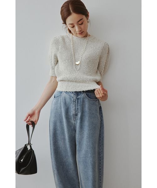 emmi atelier】カーブシルエットデニム(505442794) | emmi atelier 