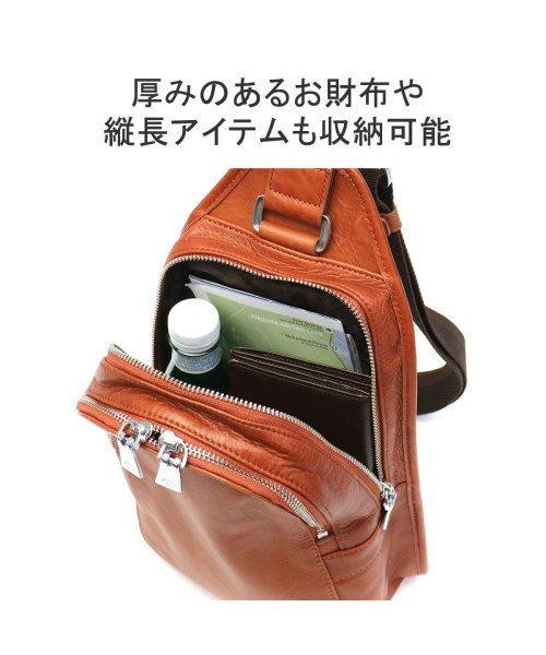 aniary(アニアリ)/【正規取扱店】 アニアリ ボディバッグ aniary Antique Leather アンティークレザー ワンショルダーバッグ 日本製 01－07004/img05