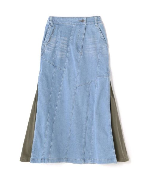 AVIREX(AVIREX)/REMAKE STERETCH DENIM SIDE FLARE SKIRT/img15