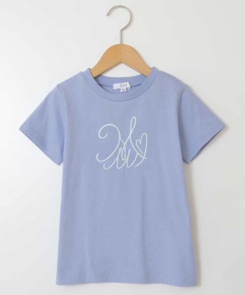 a.v.v(KID'S)(アー・ヴェ・ヴェキッズ)/[160]ビッグロゴ刺繍Tシャツ/img01