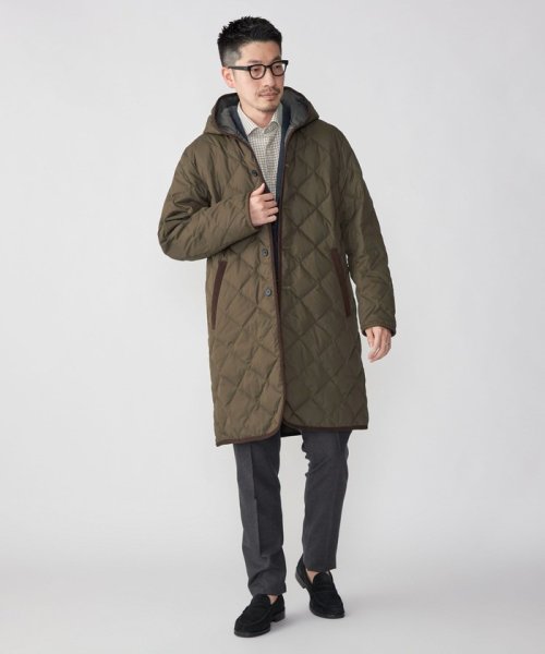 *【SHIPS別注】TAION:〈手洗い可能〉ダウン キルティング フード コート 23FW 商品説明昨年大好評の新モデルが新色を加えてアップデート！インナーダウンブランド