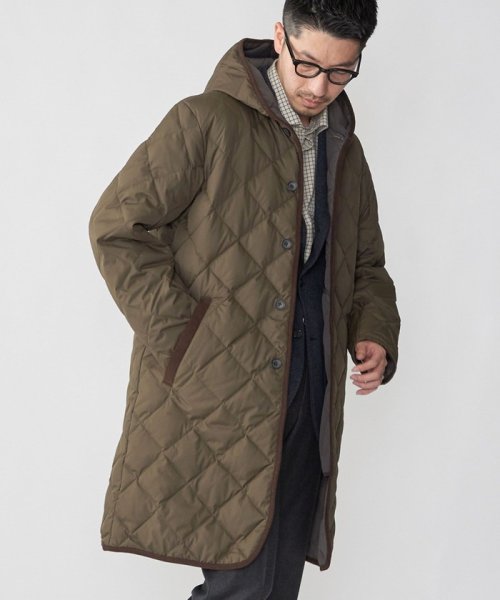 *【SHIPS別注】TAION:〈手洗い可能〉ダウン キルティング フード コート 23FW 商品説明昨年大好評の新モデルが新色を加えてアップデート！インナーダウンブランド