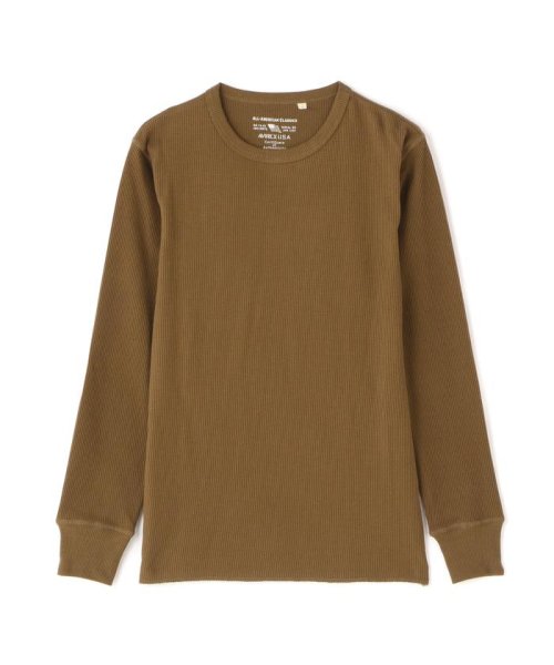 AVIREX(AVIREX)/《DAILY/デイリー》THERMAL L/S CREW NECK T－SHIRT/サーマル 長袖 クルーネック Tシャツ /img30