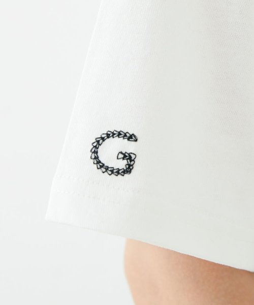 GIANNI LO GIUDICE(ジャンニ・ロ・ジュディチェ)/[洗える]コットンリネンキャンプ刺繍半袖カットソー/img32