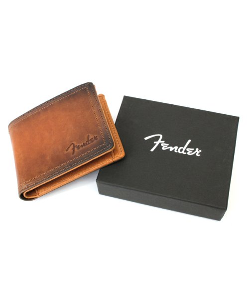 Fender(フェンダー)/フェンダー 財布 二つ折り財布 メンズ レディース ブランド 本革 国産レザー サンバースト Fender 950－502/img15