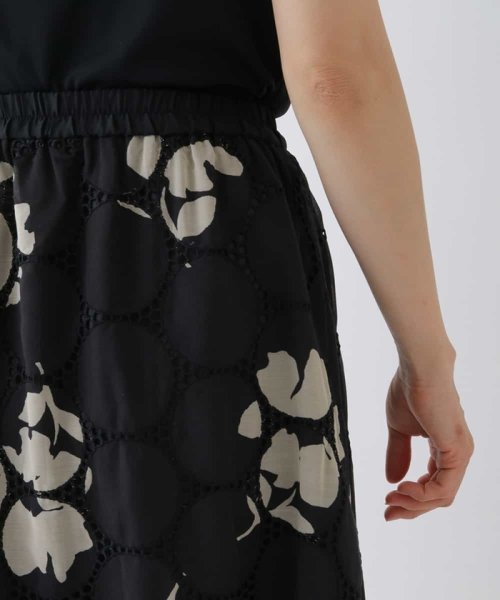 HIROKO BIS(ヒロコビス)/【洗える】サークル刺繍フラワープリントスカート/img16
