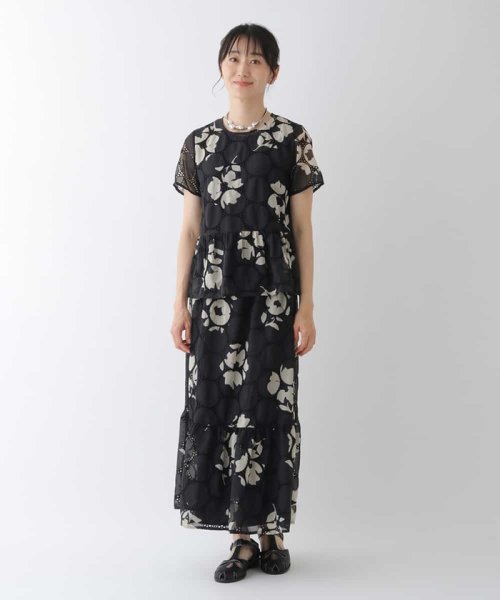 HIROKO BIS(ヒロコビス)/【洗える】サークル刺繍フラワープリントスカート/img20