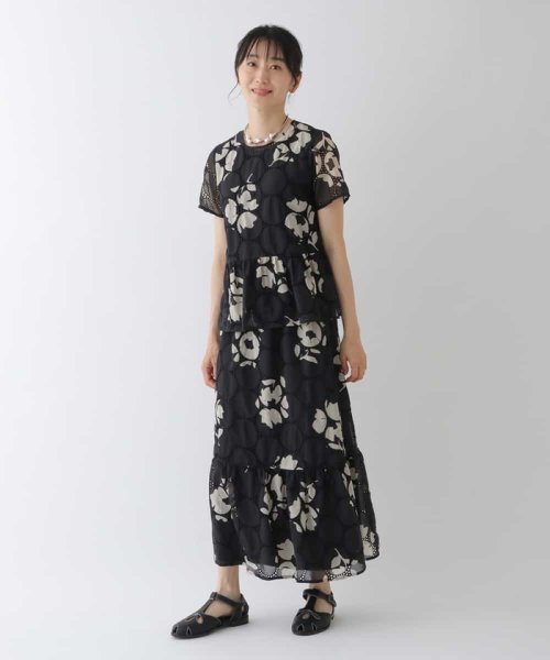 HIROKO BIS(ヒロコビス)/【洗える】サークル刺繍フラワープリントスカート/img21