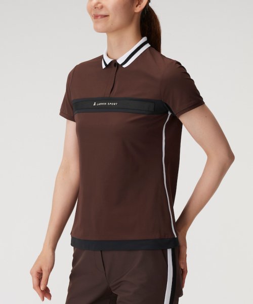 LANVIN SPORT(ランバン スポール)/切替デザイン半袖ポロシャツ【アウトレット】/img17