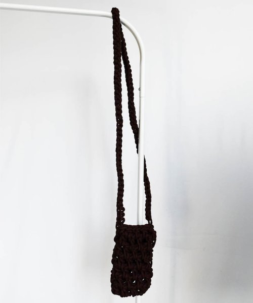 ARGO TOKYO(アルゴトウキョウ)/Mesh Knitting Smartphone Shoulder Bag 26151 メッシュ編みスマホショルダーバッグ　スマホ―バッグ　ショルダーバッグ　メ/img18