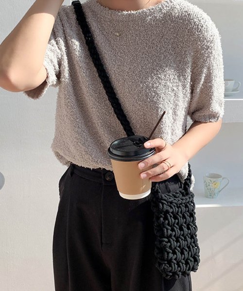 ARGO TOKYO(アルゴトウキョウ)/Mesh Knitting Smartphone Shoulder Bag 26151 メッシュ編みスマホショルダーバッグ　スマホ―バッグ　ショルダーバッグ　メ/img27