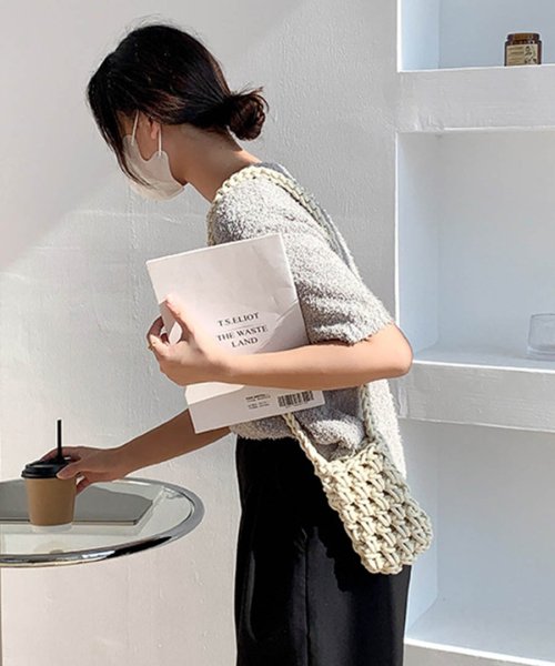 ARGO TOKYO(アルゴトウキョウ)/Mesh Knitting Smartphone Shoulder Bag 26151 メッシュ編みスマホショルダーバッグ　スマホ―バッグ　ショルダーバッグ　メ/img32