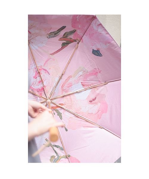 Sawa a la mode(サワアラモード)/薔薇の花咲く晴雨兼用折りたたみ傘/img12