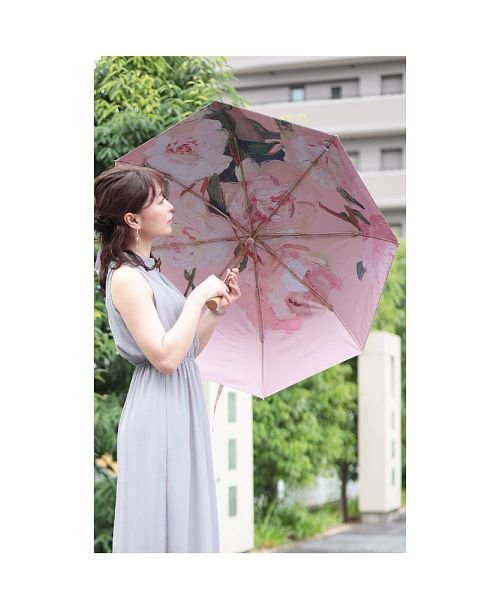 Sawa a la mode(サワアラモード)/薔薇の花咲く晴雨兼用折りたたみ傘/img24