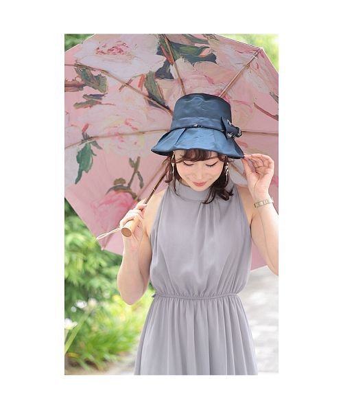 Sawa a la mode(サワアラモード)/草花刺繍リボンが上品な日除け帽子/img26
