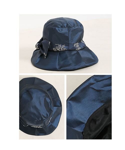 Sawa a la mode(サワアラモード)/草花刺繍リボンが上品な日除け帽子/img30