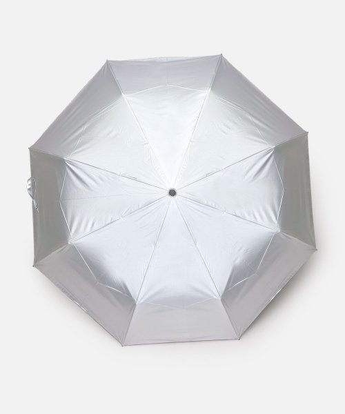 AMS SELECT(エーエムエスセレクト)/晴雨兼用 シルバー×ブラック メンズ日傘 / 折り畳み傘 / 遮光率 UVカット率 99.9%以上/img04