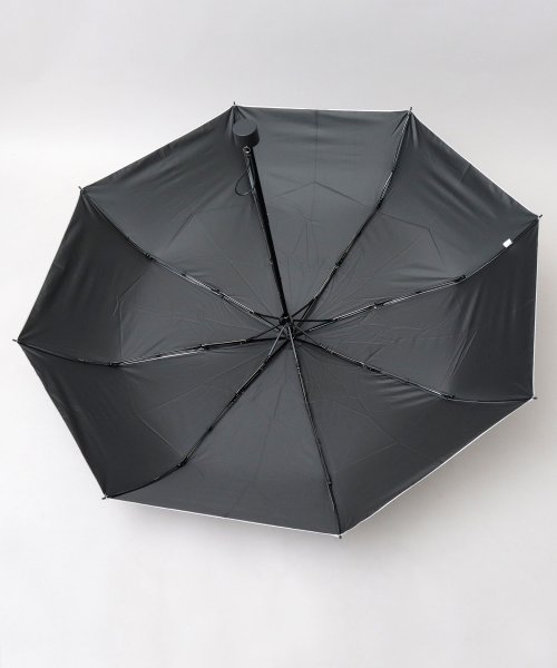 AMS SELECT(エーエムエスセレクト)/晴雨兼用 シルバー×ブラック メンズ日傘 / 折り畳み傘 / 遮光率 UVカット率 99.9%以上/img05