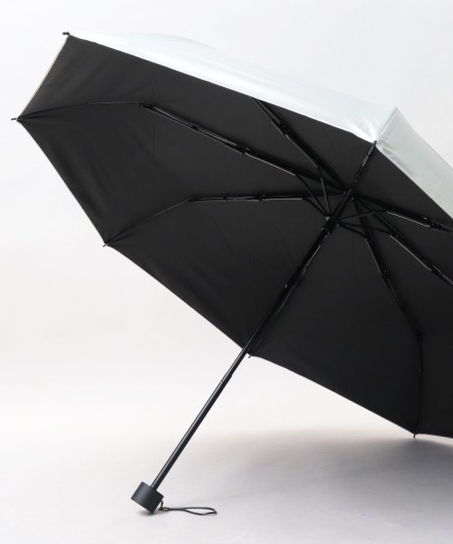 AMS SELECT(エーエムエスセレクト)/晴雨兼用 シルバー×ブラック メンズ日傘 / 折り畳み傘 / 遮光率 UVカット率 99.9%以上/img08