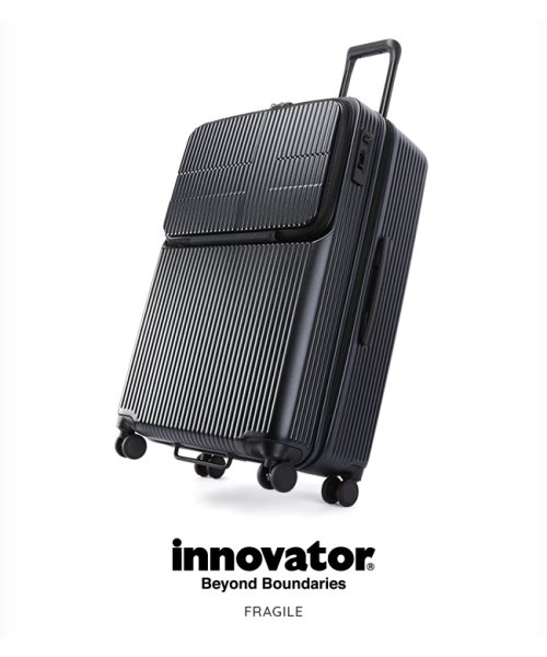 innovator(イノベーター)/【2年保証】イノベーター スーツケース Lサイズ 92L フロントオープン トップオープン 軽量 大型 大容量 innovator INV90/img18