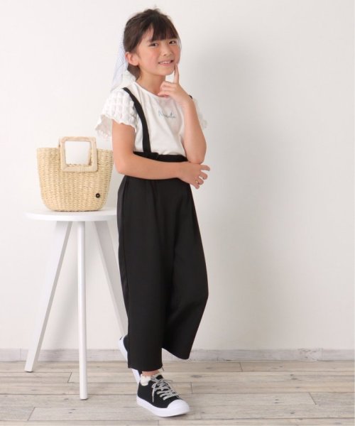 ikka kids(イッカ　キッズ)/ストレッチサス付きワイドパンツ（120〜160cm）/img10