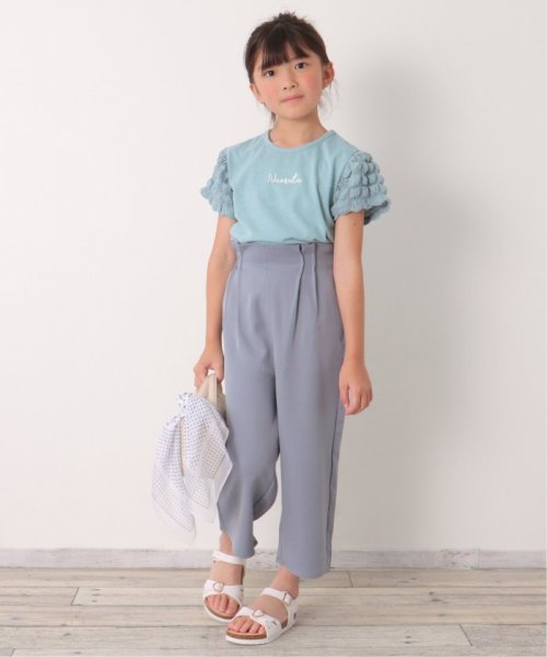 ikka kids(イッカ　キッズ)/ストレッチサス付きワイドパンツ（120〜160cm）/img11