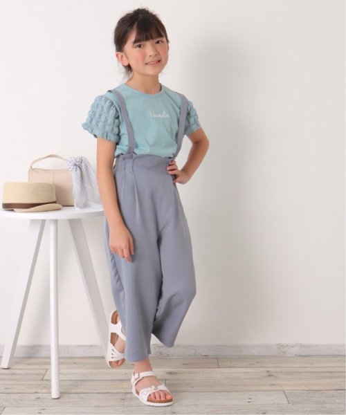 ikka kids(イッカ　キッズ)/ストレッチサス付きワイドパンツ（120〜160cm）/img15