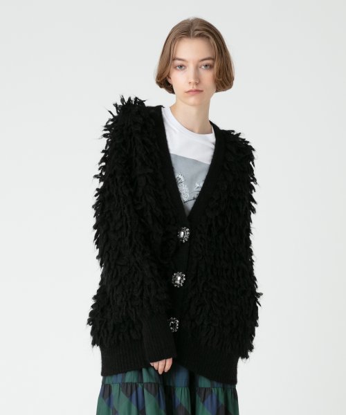 【LOULOU WILLOUGHBY】トイプードルカーディガン LOULOU MY1708948844(13200円)