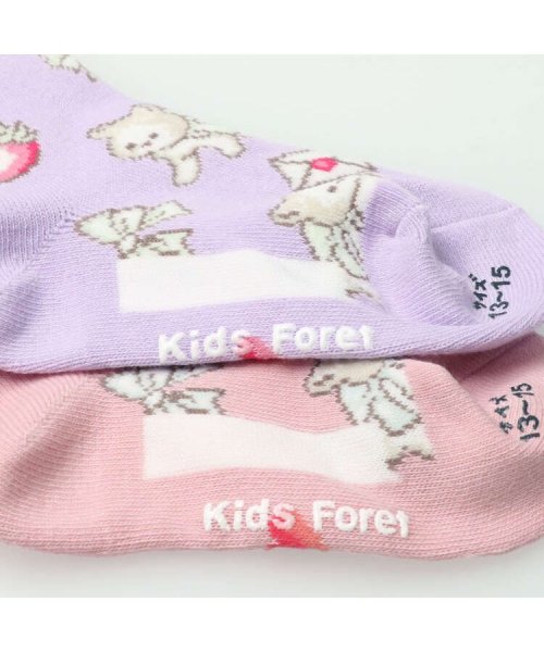 Kids Foret(キッズフォーレ)/【子供服】 Kids Foret (キッズフォーレ) ねこ柄クルーソックス・靴下 11cm～20cm B51303/img03
