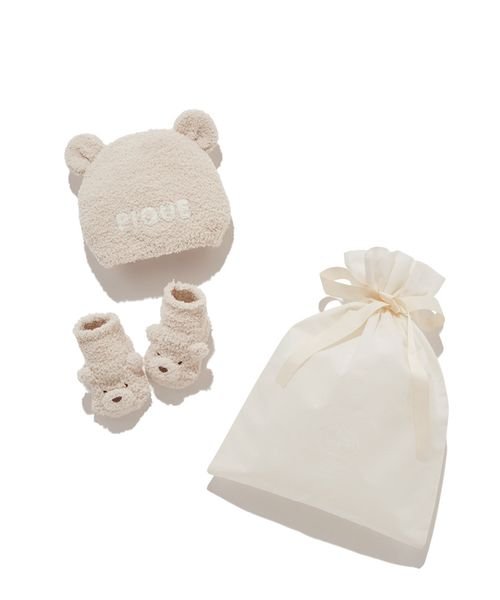 gelato pique Kids＆Baby(gelato pique Kids＆Baby)/【ラッピング済み】【BABY】パウダーベアキャップ＆ソックスSET/img02