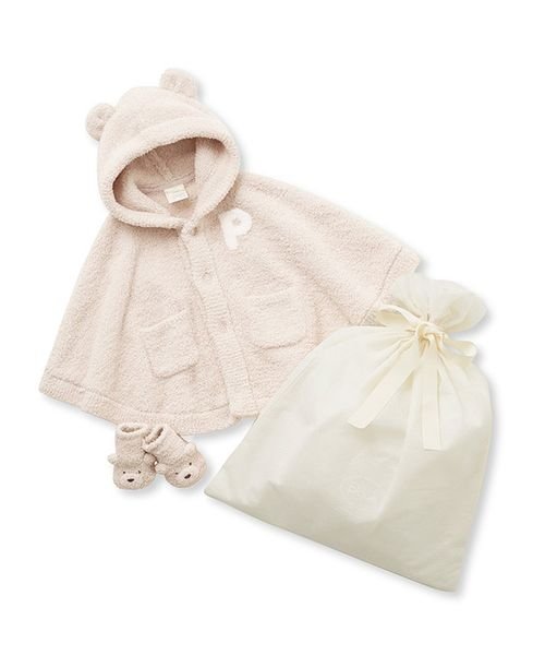 gelato pique Kids＆Baby(gelato pique Kids＆Baby)/【ラッピング済み】【BABY】パウダーベアポンチョ＆ソックスSET/img02