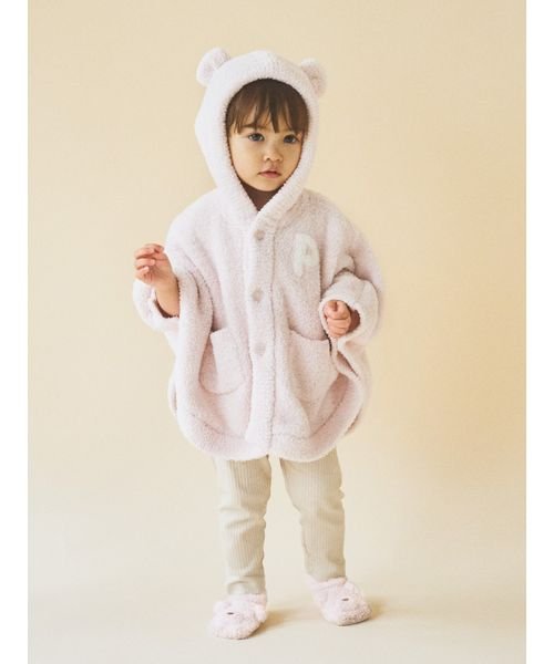 gelato pique Kids＆Baby(gelato pique Kids＆Baby)/【ラッピング済み】【BABY】パウダーベアポンチョ＆ソックスSET/img05