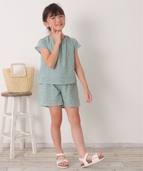 ikka kids(イッカ　キッズ)/【セットアップ対応】コットンレースブラウス（120〜160cm）/img12