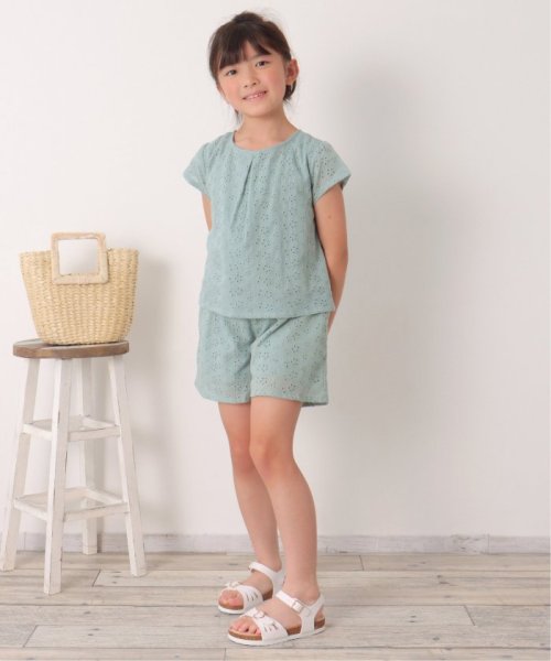 ikka kids(イッカ　キッズ)/【セットアップ対応】コットンレースショートパンツ（120〜160cm）/img11