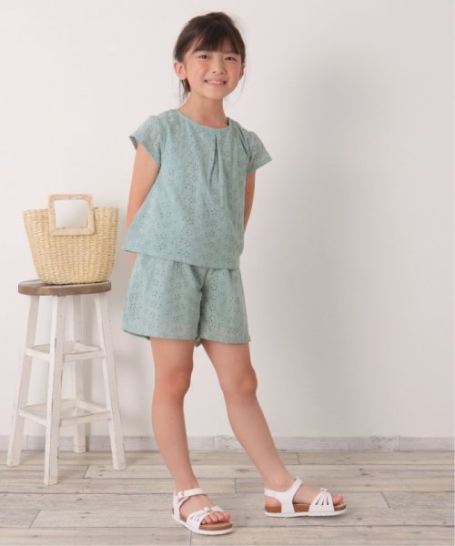 ikka kids(イッカ　キッズ)/【セットアップ対応】コットンレースショートパンツ（120〜160cm）/img13