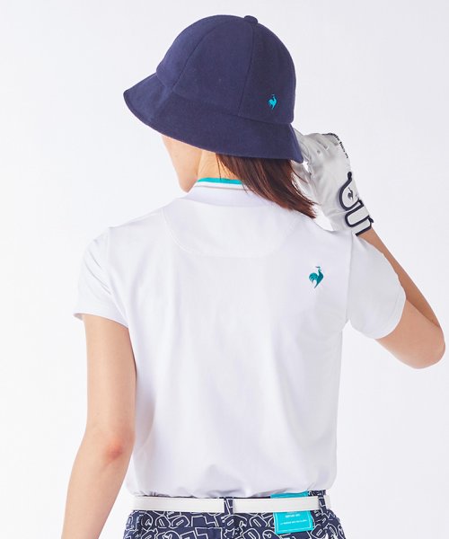 le coq sportif GOLF (ルコックスポルティフ（ゴルフ）)/サンスクリーン リブ襟半袖シャツ【アウトレット】/img20