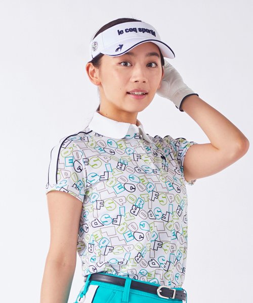 le coq sportif GOLF (ルコックスポルティフ（ゴルフ）)/サンスクリーン 襟付きロゴ柄半袖シャツ【アウトレット】/img16