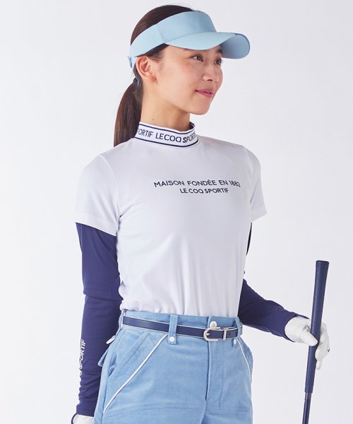 le coq sportif GOLF (ルコックスポルティフ（ゴルフ）)/インナー付きモックネック半袖シャツ【アウトレット】/img10