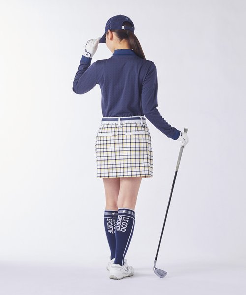 le coq sportif GOLF (ルコックスポルティフ（ゴルフ）)/変形襟ジャガードシャツ【アウトレット】/img06