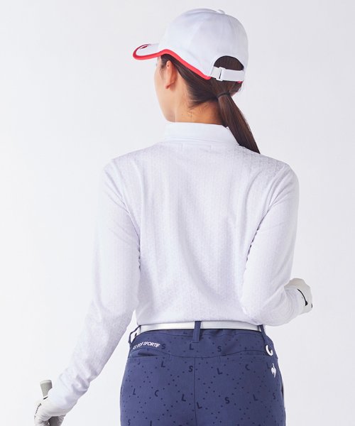 le coq sportif GOLF (ルコックスポルティフ（ゴルフ）)/変形襟ジャガードシャツ【アウトレット】/img12