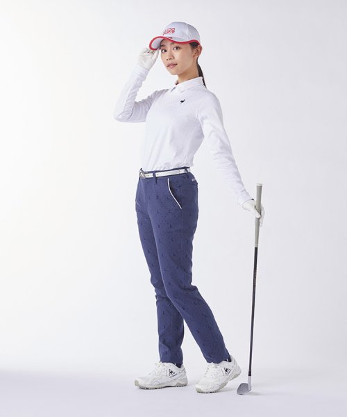 le coq sportif GOLF (ルコックスポルティフ（ゴルフ）)/変形襟ジャガードシャツ【アウトレット】/img14