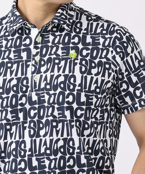 le coq sportif GOLF (ルコックスポルティフ（ゴルフ）)/サンスクリーン ロゴ柄半袖シャツ/img14