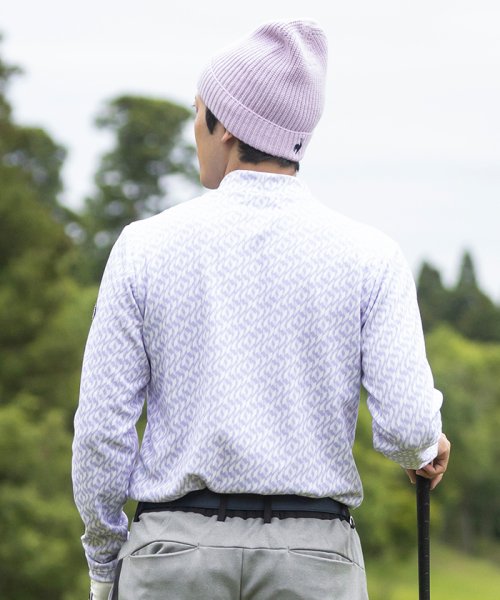 le coq sportif GOLF (ルコックスポルティフ（ゴルフ）)/裏起毛総柄ハイネックシャツ/img06