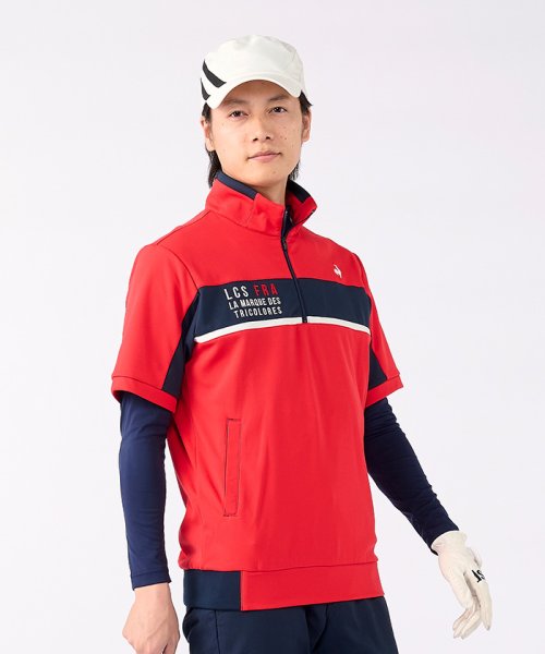 le coq sportif GOLF (ルコックスポルティフ（ゴルフ）)/インナー付き半袖カットソー/img22