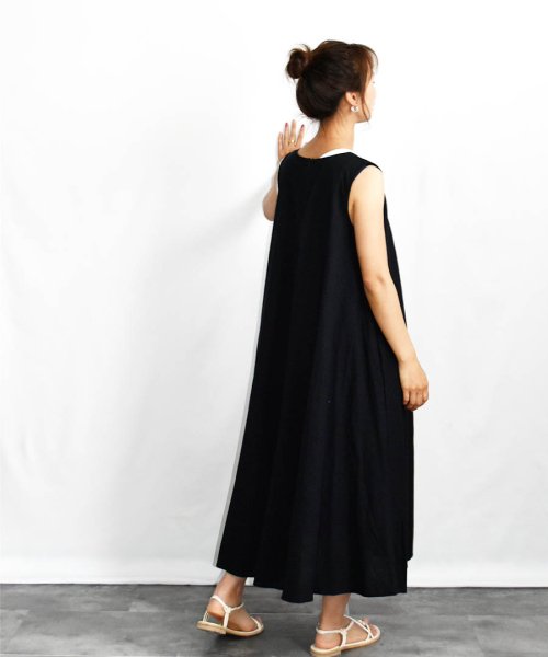 ARGO TOKYO(アルゴトウキョウ)/Cotton Rinen Flare Onepiece 29081 コットンリネンフレアワンピース　リネンワンピース　フレアワンピース　ワンピース　コットンワン/img05