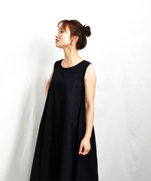 ARGO TOKYO(アルゴトウキョウ)/Cotton Rinen Flare Onepiece 29081 コットンリネンフレアワンピース　リネンワンピース　フレアワンピース　ワンピース　コットンワン/img53