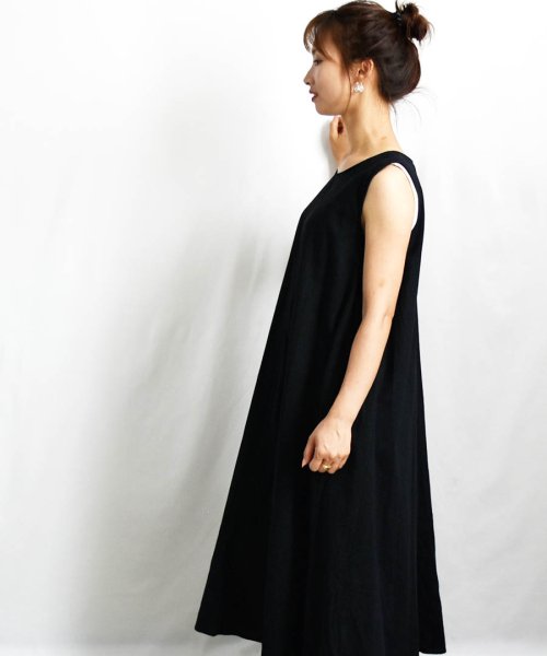 ARGO TOKYO(アルゴトウキョウ)/Cotton Rinen Flare Onepiece 29081 コットンリネンフレアワンピース　リネンワンピース　フレアワンピース　ワンピース　コットンワン/img56